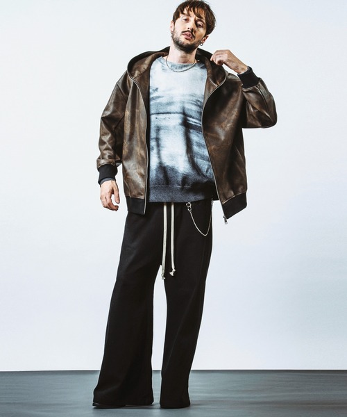 NO ID.（ノーアイディー） セーター ニット 「NO ID.」Sunrise Print