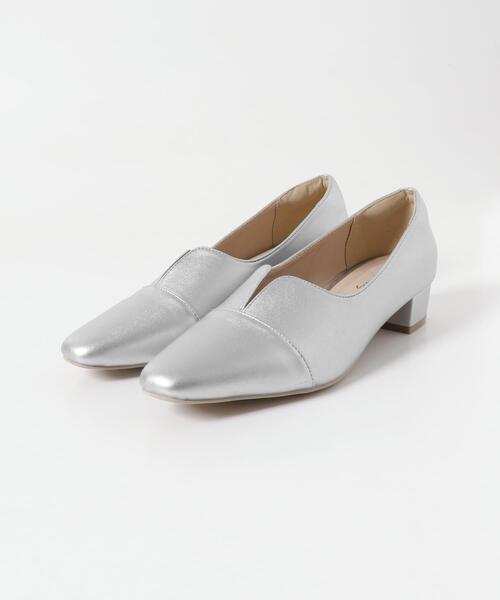 URBAN RESEARCH Sonny Label パンプス Vカットローヒールパンプス