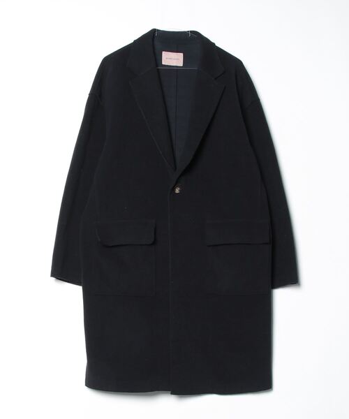 BEAMS LIGHTS（ビームス ライツ） チェスターコート LARGE ブラック