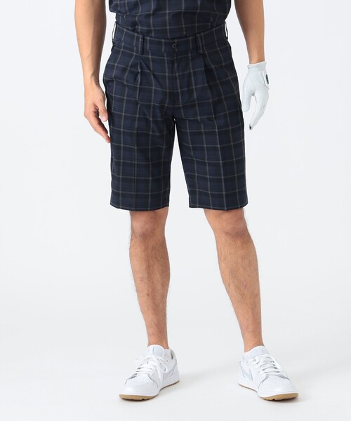 BEAMSGOLF ロゴ サマー ハーフパンツ ショートパンツ ネイビー 紐付き BEAMSGOLF ロゴ サマー ハーフパンツ ショートパンツ ネイビー
