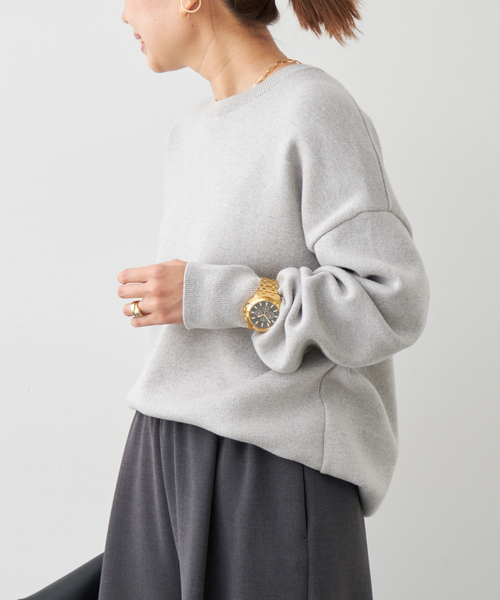 Deuxieme Classe ニット セーター SMOOTH TOP クルーネック プル