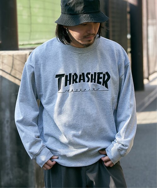 THRASHER スウェットシャツ グレー THRASHER トレーナー スウェット 「THRASHER/スラッシャー」裏毛