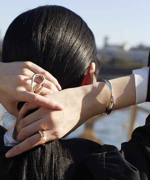 【未使用】Nothing And Others Bangle バングル バングル Double Line bangle【Nothing And Others/ナッシング
