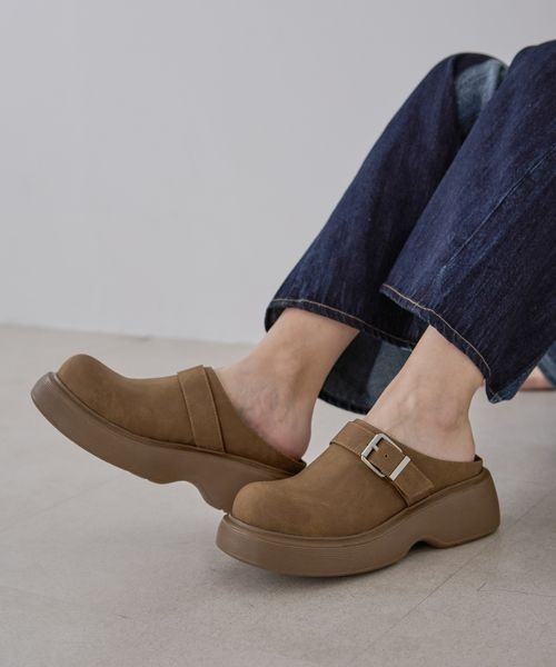 JEANASIS｜WEB限定/ベルトボリュームサボ | Rakuten Fashion