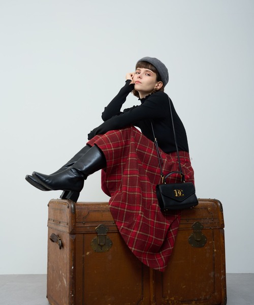 DEICY スカート チェックフレアスカート : ZOZOTOWN Yahoo!店