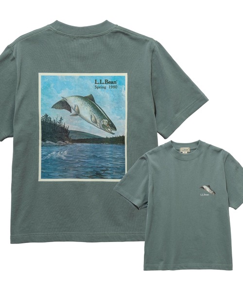 tシャツ 「JAPAN EDITION」ビーンズ 1980 ショートスリーブ・カタログ・トラウト・ティ レディース セール】【JAPAN EDITION】ビーンズ 1980 ショートスリーブ