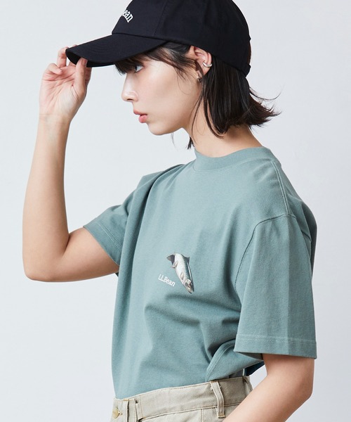 tシャツ 「JAPAN EDITION」ビーンズ 1980 ショートスリーブ・カタログ・トラウト・ティ レディース L.L.Bean｜【JAPAN EDITION】ビーンズ 1980 ショートスリーブ