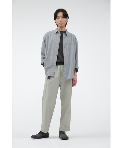 MHL.（エムエイチエル） シャツ TINY GINGHAM COTTON メンズ