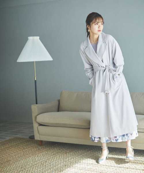 [PROPORTION BODY DRESSING] пальто с отложным воротником SMALL бежевый женский 