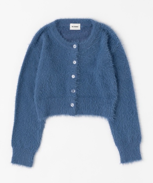 「MIEL CRISHUNANT」 ニットカーディガン FREE ブラック レディース_画像4