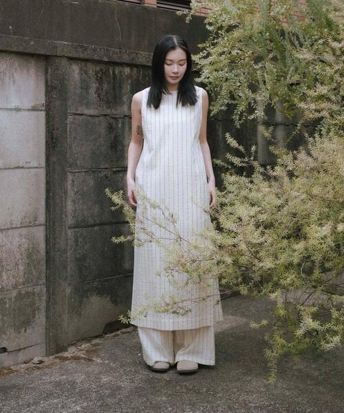 new basic　インドコットンサッカーストライプワンピース URBAN RESEARCH ワンピース new basic インドコットンサッカー