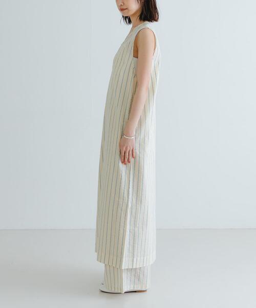 new basic　インドコットンサッカーストライプワンピース URBAN RESEARCH ワンピース new basic インドコットンサッカー