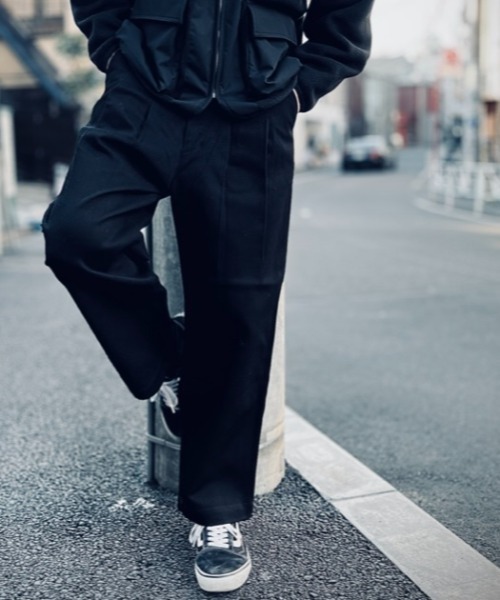 MR.OLIVE 「MR.OLIVE」 スラックス SMALL ブラック メンズ