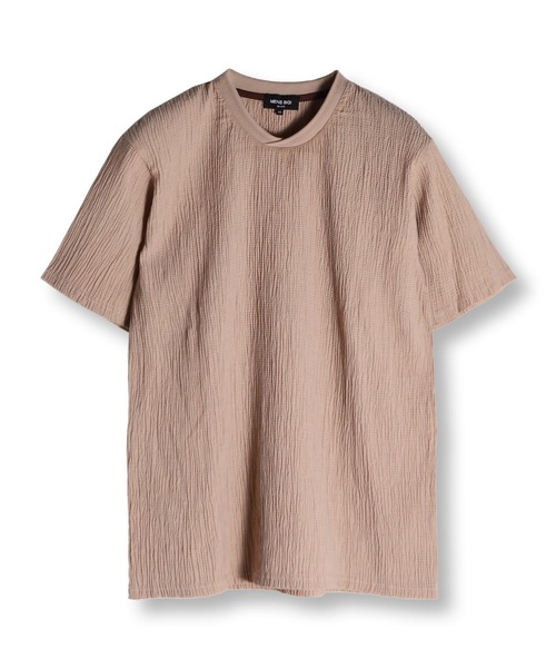 メンズビギ（MEN’S BIGI）/リネンブレンド楊柳リブネックTシャツ MEN'S BIGI（メンズビギ） tシャツ リネンブレンド楊柳リブネックT
