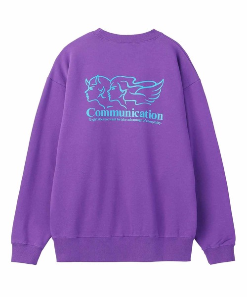 「X-girl」 スウェットカットソー S アッシュ レディース X-girl 「X-girl」 スウェットカットソー X-LARGE アッシュ
