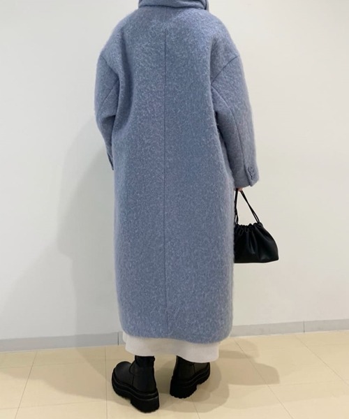 「Mila Owen」 ノーカラーコート 0 ベージュ レディース_画像7