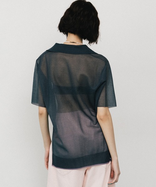 新品♡la belle Etude プリーツレース ブラウス カットソー シアー REVIVAL】【J1U by LA BELLE ETUDE】ビーズ×シアートップス – LA