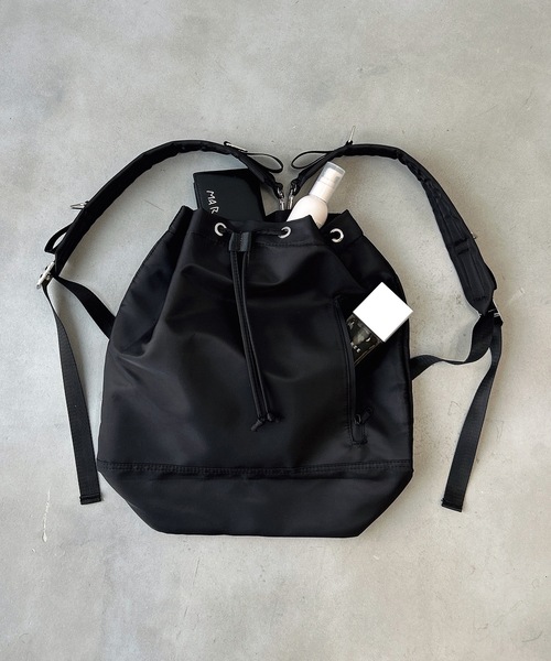 美品　untitled アンタイトル　2way リュック　ナイロン　ブラック UNTITLED（アンタイトル）｜バックパック/リュック一覧 - WEAR
