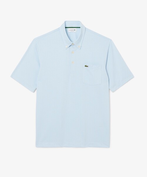 LACOSTE×SHIPS 別注 ボタンダウンポロシャツ ホワイト サイズ3 WEB限定／SHIPS別注】LACOSTE： ピケ ボタン