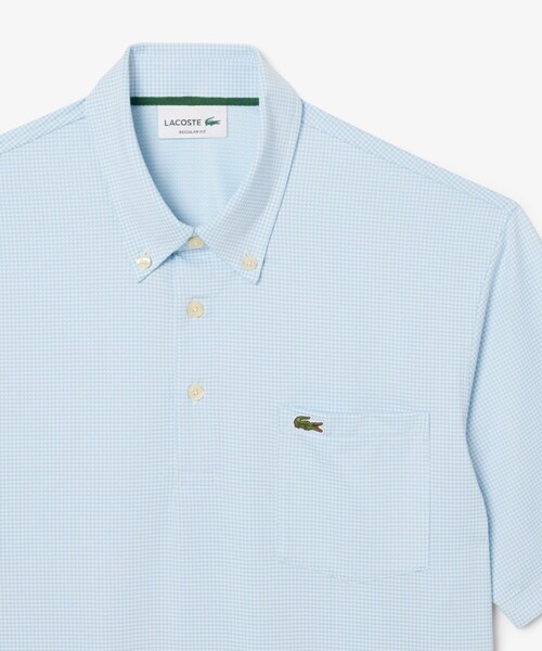 新品LACOSTE ラコステ　吸汗速乾UVストレッチ素材ポロシャツ LACOSTE ポロシャツ 消臭・速乾・UVカット ストレッチ マイクロ