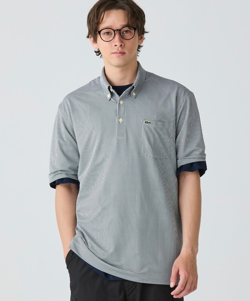 LACOSTE ポロシャツ 消臭・速乾・UVカット ストレッチ マイクロ