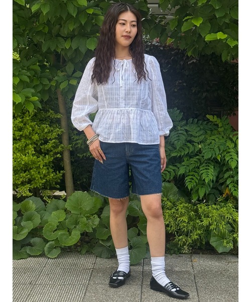 BANANA REPUBLIC ブラウス シャツ FACTORY STORE ペプラムヘム