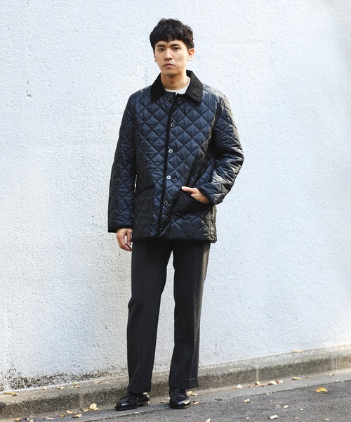 MACKINTOSH LONDON / キルティングジャケット/--/ポリエステル/BLK Mackintosh（マッキントッシュ） ブルゾン アウター 「別注