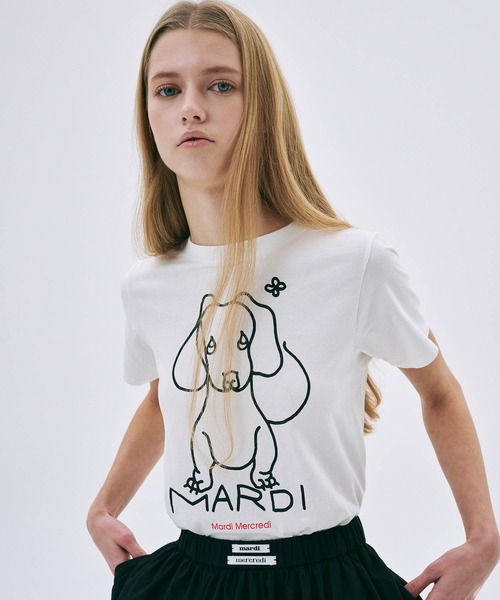 Mardi Mercredi tシャツ SLIM TSHIRT DDANJI CH.02 レディース