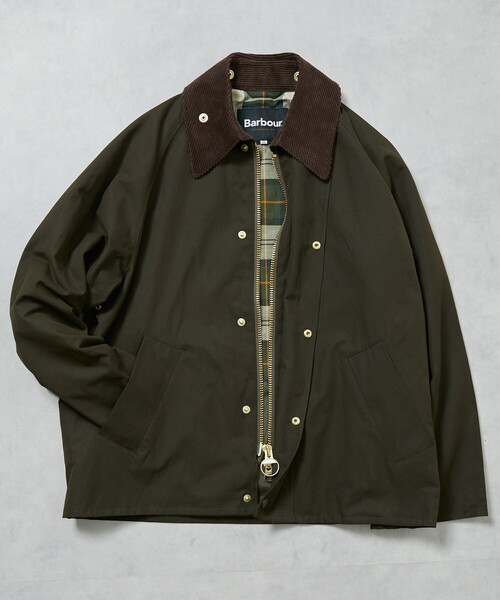 Barbour ステンカラーコート オリーブ Barbour（バブアー） ステンカラーコート 40 オリーブ レディース