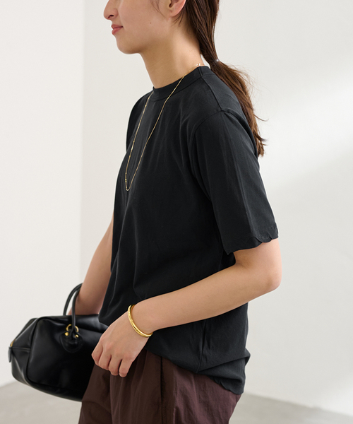 FRAMeWORK tシャツ ATON/エイトン FRESCA SINGLE JERSEY