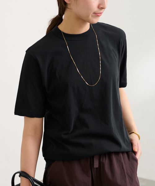 FRAMeWORK tシャツ ATON/エイトン FRESCA SINGLE JERSEY