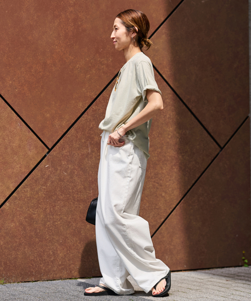 ATON／FRESCA SINGLE JERSEYスタンダードTシャツ新品未使用 FRESCA SINGLE JERSEY | SATNDARD T-SHIRT – ATON | エイトン