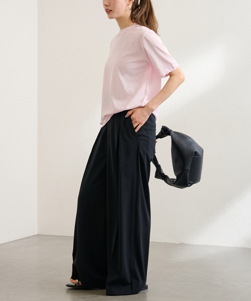 FRAMeWORK tシャツ ATON/エイトン FRESCA SINGLE JERSEY