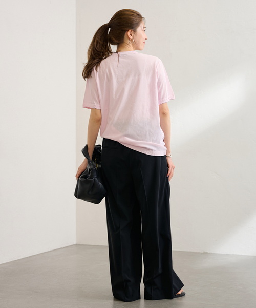 FRAMeWORK tシャツ ATON/エイトン FRESCA SINGLE JERSEY
