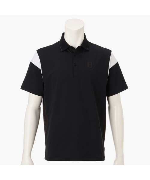ⓁBRIEFING GOLF ブリーフィングゴルフBASICPOLO半袖ポロ 黒 MEN'S BASIC POLO（メンズベーシックポロ）（BBG251M01）|商品