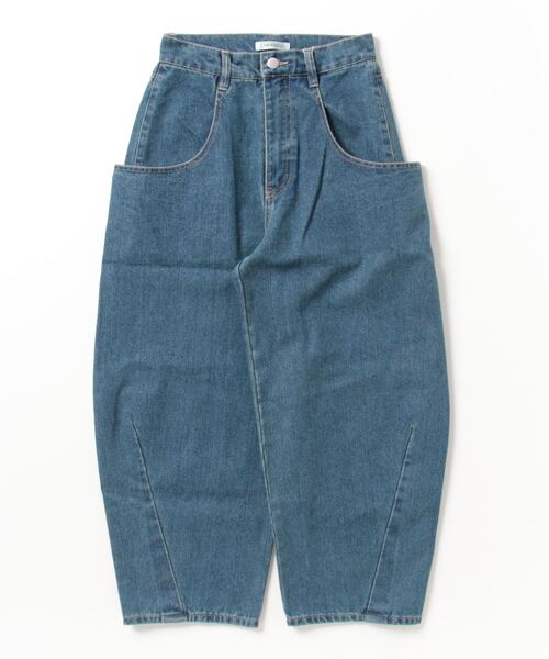 [VANNIE U] Denim брюки M голубой женский 