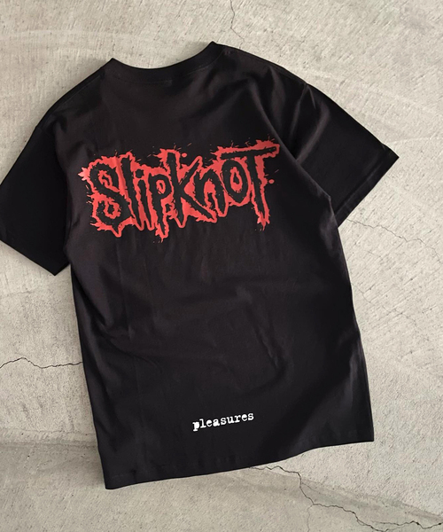 PLEASURES tシャツ × SlipKnot SKELETON S/S Tee メンズ