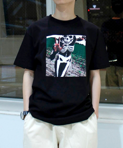 PLEASURES x Slipknot コラボ SKELETON グラフィック Tシャツ Pleasures x Slipknot Skeleton Tee – Extra Butter