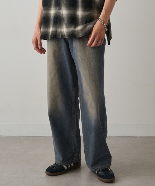 MAGASIN DE MODE HAUS ワイドパンツ ジーンズ 「HAUS」デニムワイド