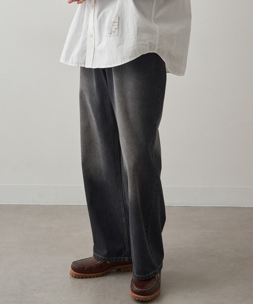 MAGASIN DE MODE HAUS ワイドパンツ ジーンズ 「HAUS」デニムワイド