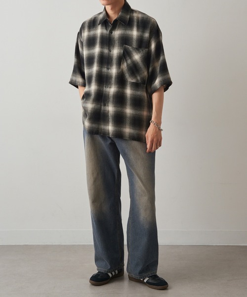 MAGASIN DE MODE HAUS ワイドパンツ ジーンズ 「HAUS」デニムワイド