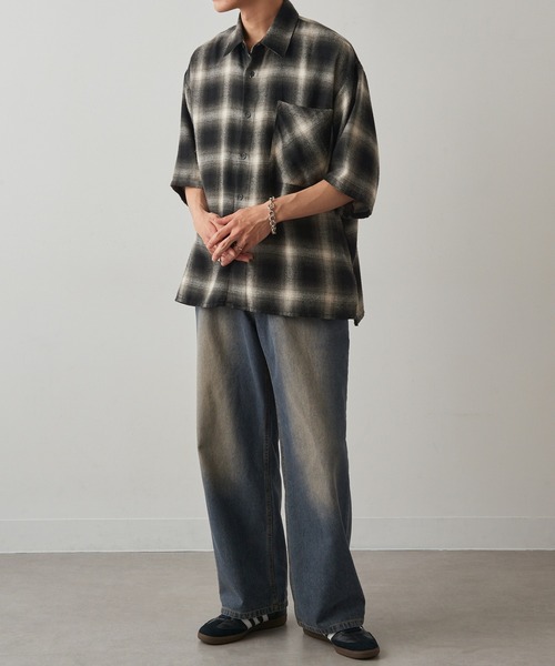 MAGASIN DE MODE HAUS ワイドパンツ ジーンズ 「HAUS」デニムワイド
