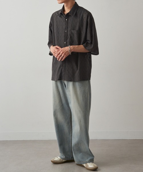 MAGASIN DE MODE HAUS ワイドパンツ ジーンズ 「HAUS」デニムワイド