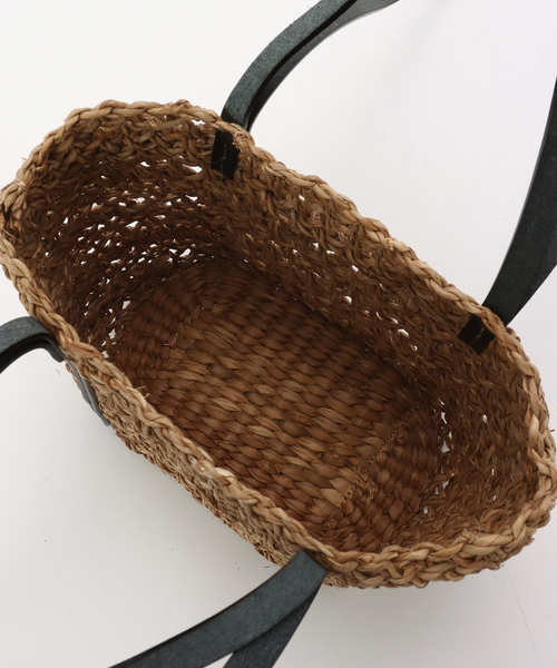 The Bagmati カゴバッグ レザー トート ハンド 黒 The Bagmati トートバッグ 「BAGMATI/バグマティ」レザー