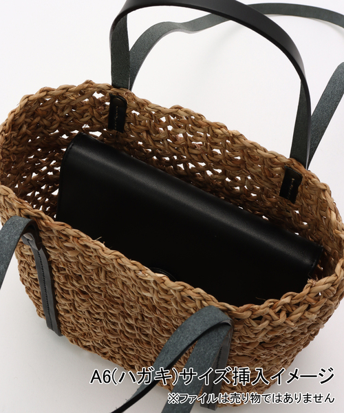 The Bagmati カゴバッグ レザー トート ハンド 黒 The Bagmati トートバッグ 「BAGMATI/バグマティ」レザー
