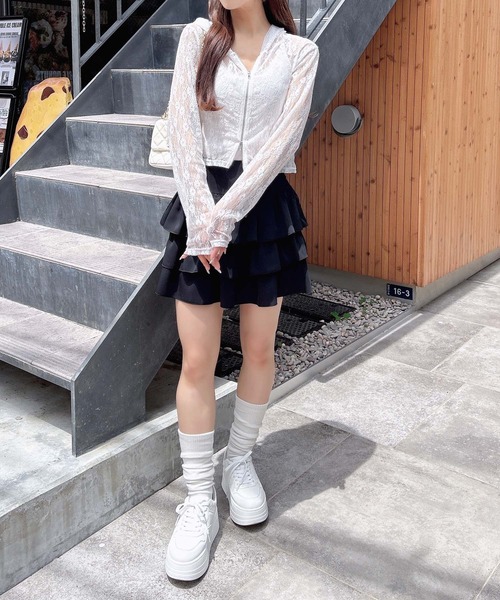 【美品】　トゥービーシック　レース　パーカー　ダブジップ　ネイビー　M 公式】TO BE CHIC(トゥービーシック)のファッション通販 - SANYO