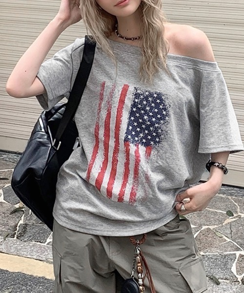 Riff（リフ） tシャツ 星条旗Tシャツ レディース : ZOZOTOWN Yahoo!店