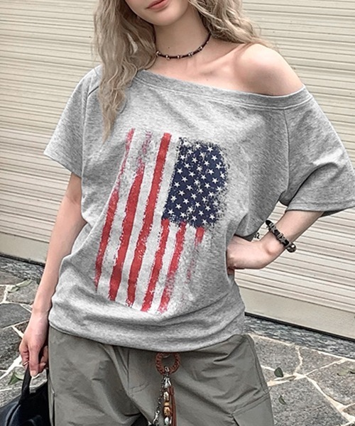 Riff（リフ） tシャツ 星条旗Tシャツ レディース : ZOZOTOWN Yahoo!店