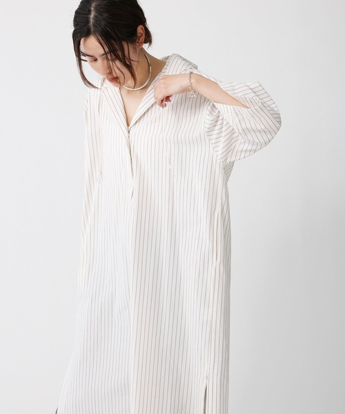 BABYLONE シャツワンピース フーディシャツワンピース BABYLONE シャツワンピース フーディシャツワンピース