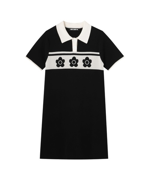 17日終日まで価格 マリークワント ワンピース ポロ MARY QUANT ワンピース マリークワント mary quant ポロニット